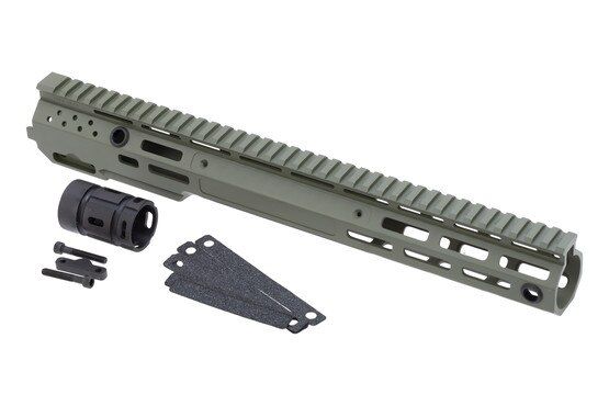 Ripcord Industries LDR.A 15.5" M-LOK Handguard includes traction tape